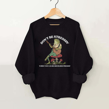 Don't Be Stressin' Vintage Gym Sweatshirt