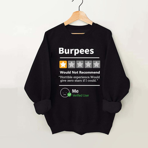 Burpees Reviewed Vintage Gym Sweatshirt