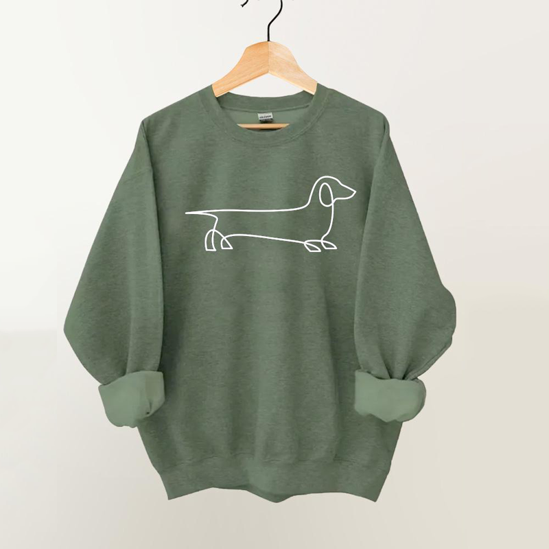 Dog Vintage Gym Sweatshirt