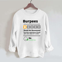 Burpees Reviewed Vintage Gym Sweatshirt