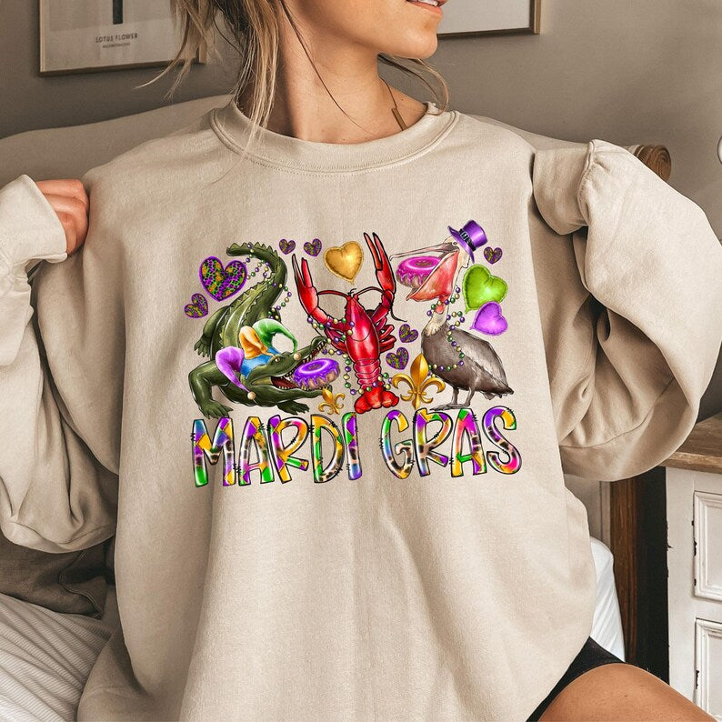 Mardi Gras Sweatshirt