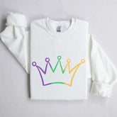 Mardi Gras Queen Sweater