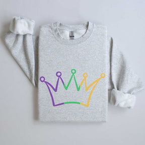 Mardi Gras Queen Sweater