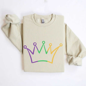 Mardi Gras Queen Sweater