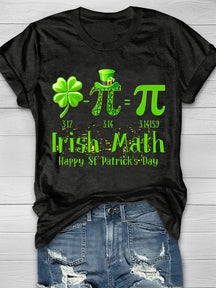 Eagerlys Patricks Day Math Teacher T-shirt-2