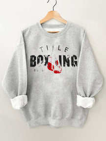 Boxing Vintage Gym Sweatshirt