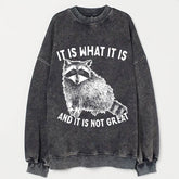 It Is What It Is And It Is Not Great Sweatshirt