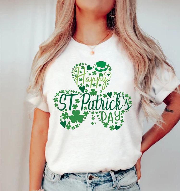 Eagerlys Happy St Patrick's Day  Short Sleeve T-Shirt