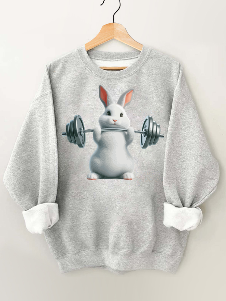 Weightlifting Rabbit Gym Sweatshirt