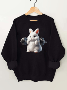 Weightlifting Rabbit Gym Sweatshirt