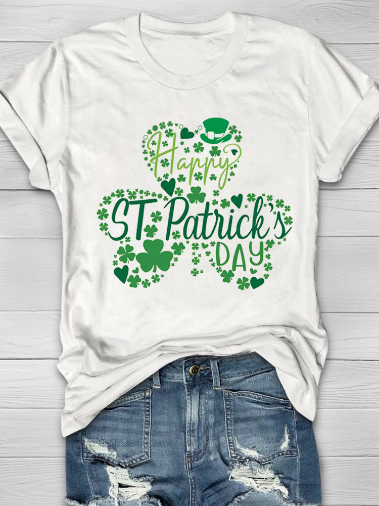 Eagerlys Happy St Patrick's Day  Short Sleeve T-Shirt