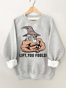 Lift You Fools Vintage Gym Sweatshirt