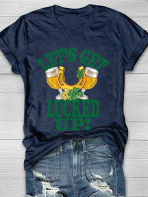 Eagerlys St  Patrick's lets get lucked up Shirt