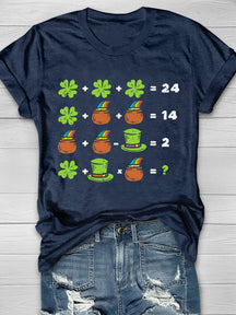 Eagerlys Patricks Day Math Teacher T-shirt-4