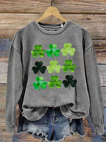 Eagerlys St. Patrick's Day Print Casual  Sweatshirt