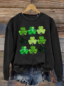 Eagerlys St. Patrick's Day Print Casual  Sweatshirt