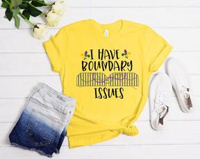 Mardi Gras I Have Boundary Issues shirt