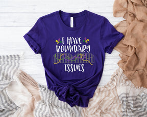 Mardi Gras I Have Boundary Issues shirt