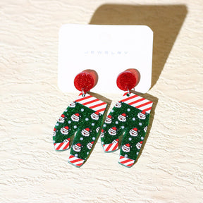 Santa Claus Christmas Pants Earrings