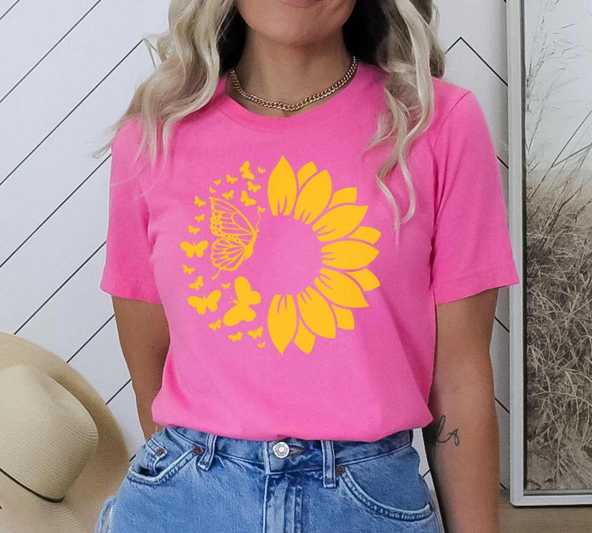 Sunflower & Butterflies Shirt