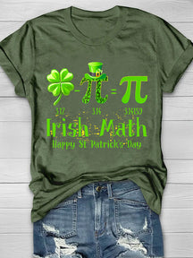 Eagerlys Patricks Day Math Teacher T-shirt-2