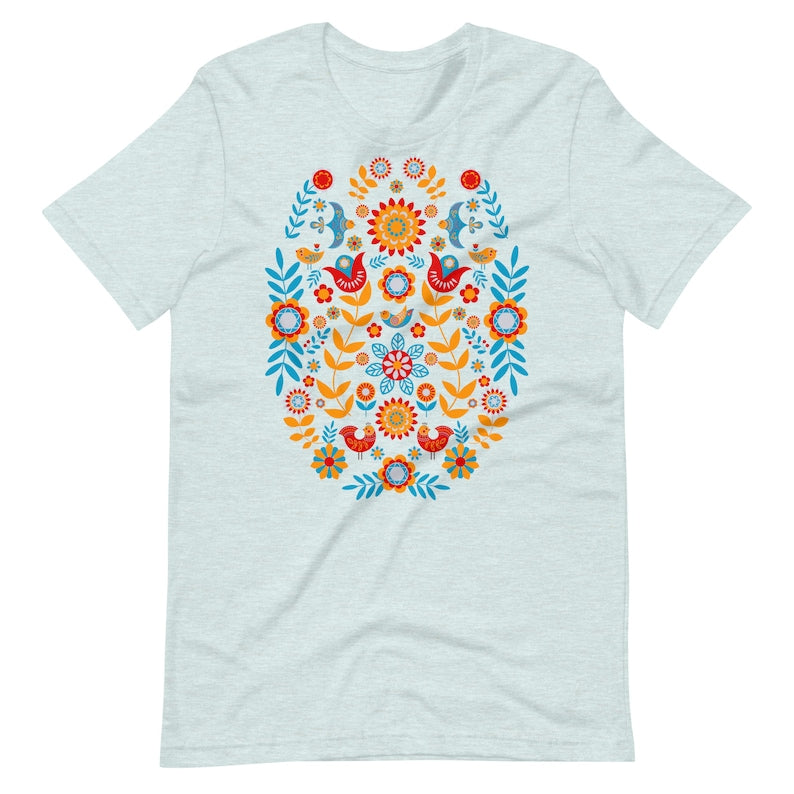 Scandinavian Shirt Folk Art T-Shirt