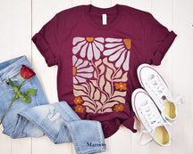 Flowers Tshirt Boho Wildflowers Tshirt