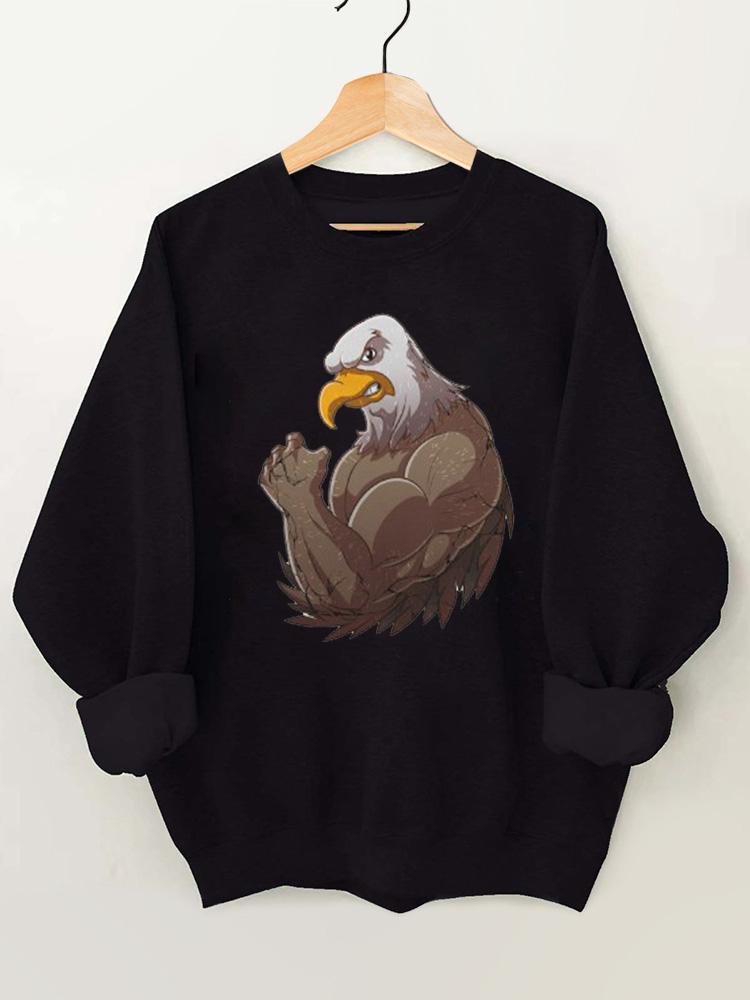 Bald Eagle Vintage Gym Sweatshirt