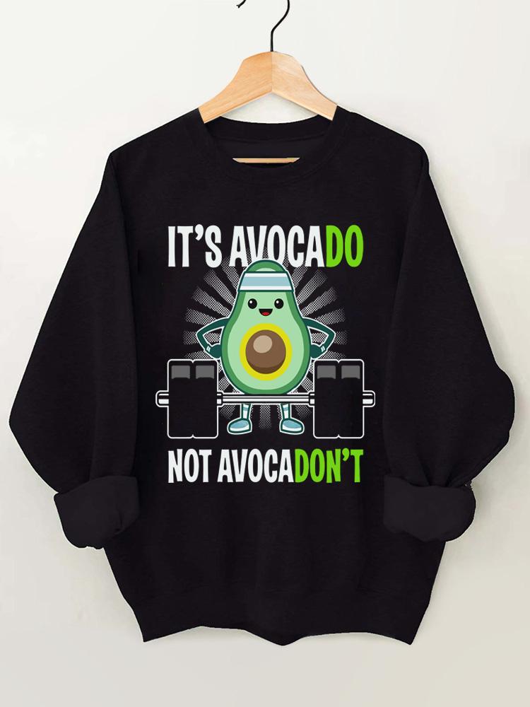 It's Avocado Vintage Gym Sweatshirt