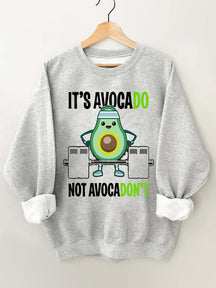 It's Avocado Vintage Gym Sweatshirt