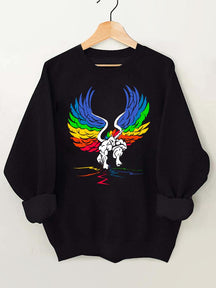 WE STAND OUR GROUND UNICORN Vintage Gym Sweatshirt