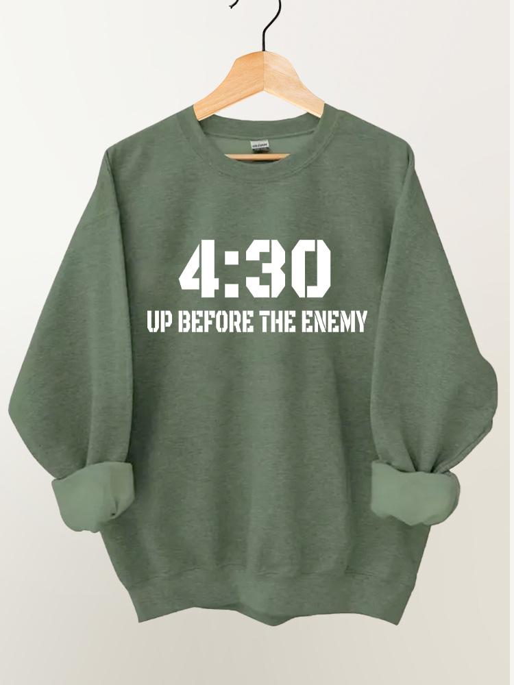 up before the enemy Vintage Gym Sweatshirt