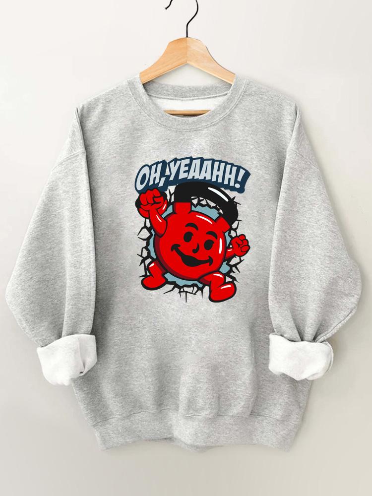 Kettlebell Man Vintage Gym Sweatshirt