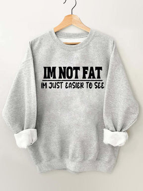 I'm Just Easier To See Vintage Gym Sweatshirt