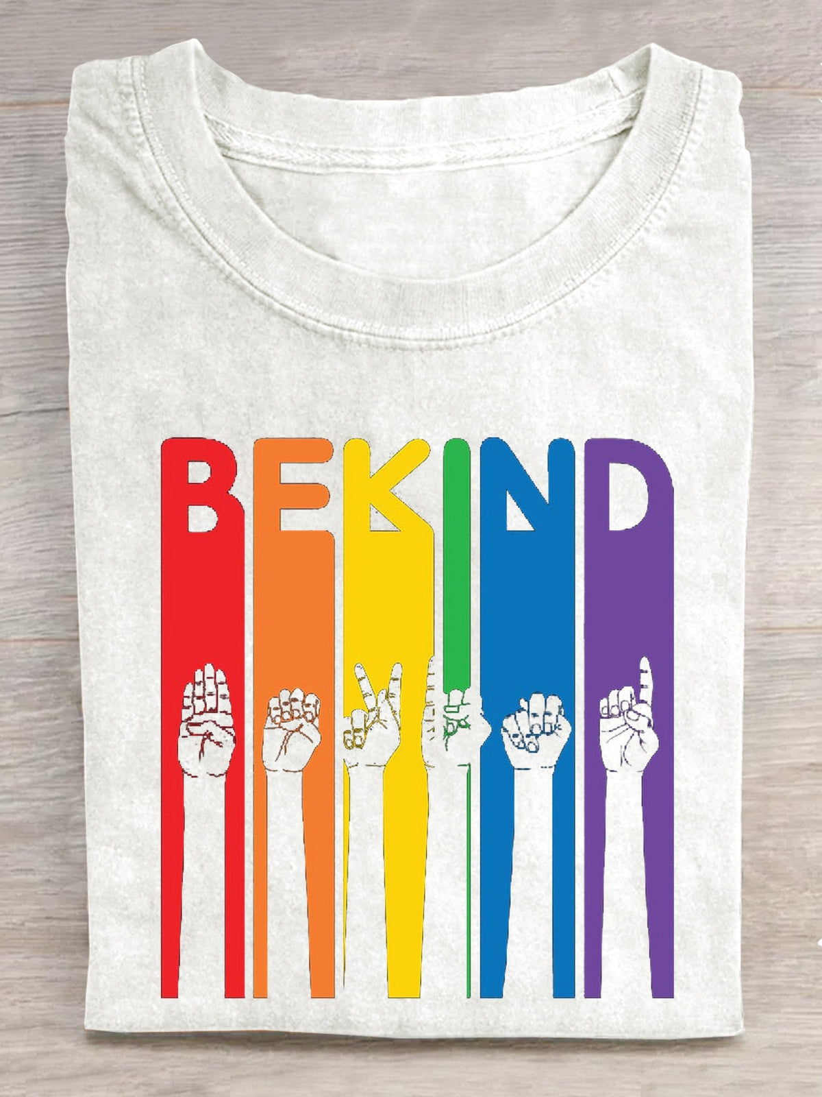 Be Kind Sign Language Kindness Pride Pride Rainbow T-shirt