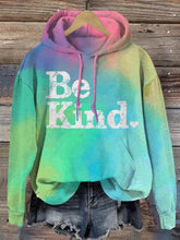 Be Kind Mental Health Awareness Art Print Casual Hoodie