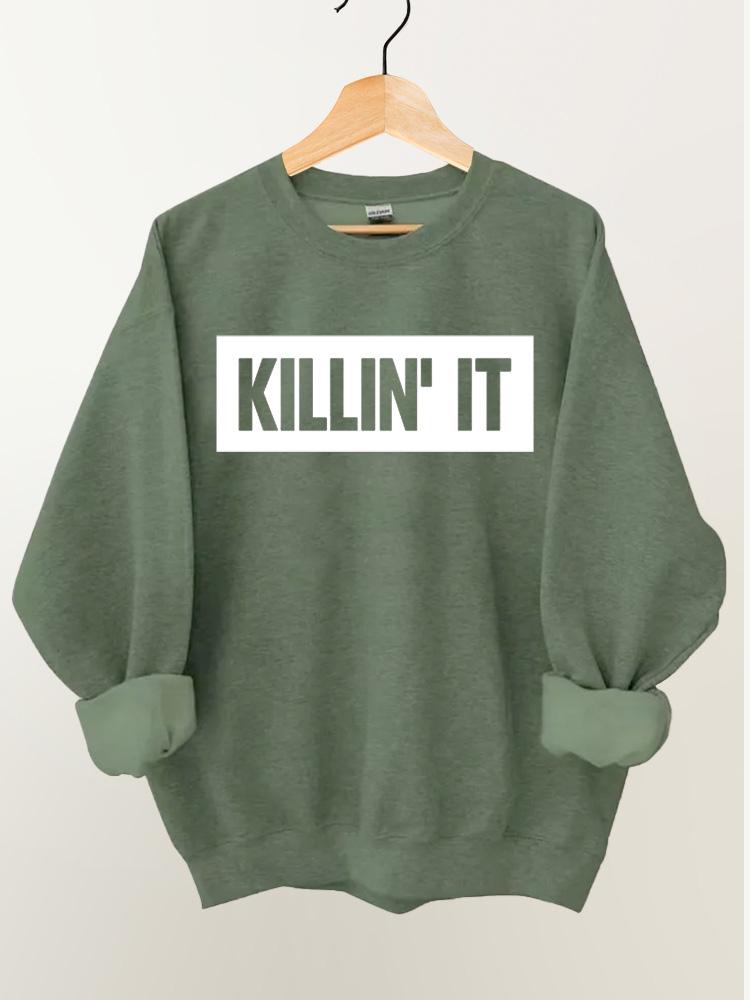 Killin' It Vintage Gym Sweatshirt