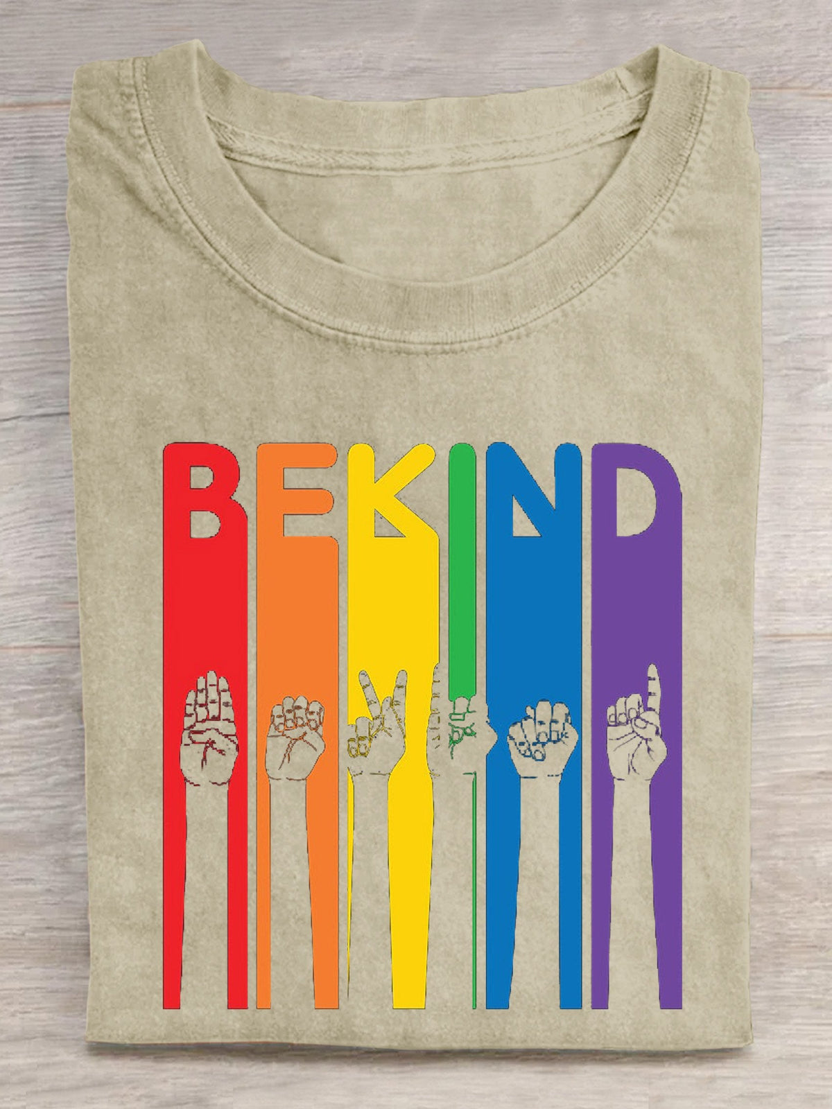 Be Kind Sign Language Kindness Pride Pride Rainbow T-shirt