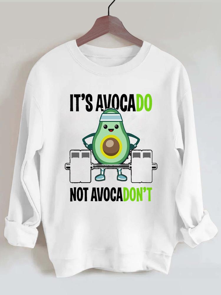 It's Avocado Vintage Gym Sweatshirt