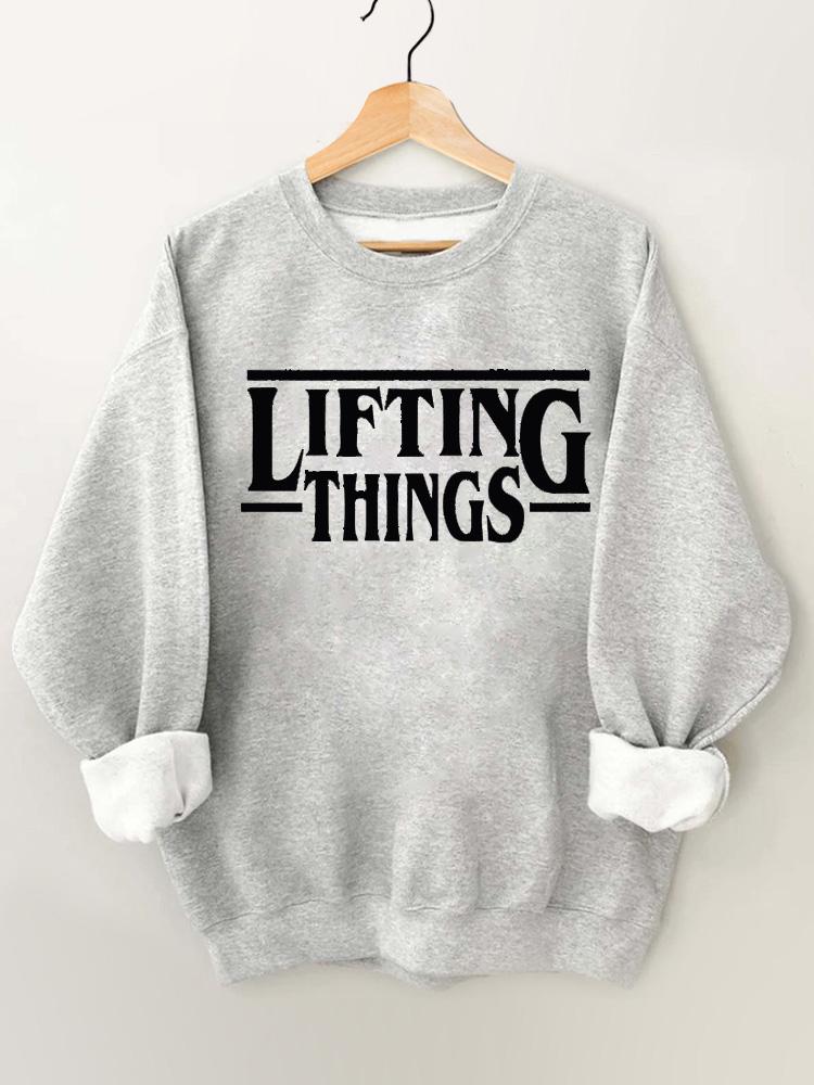 Lifting Things Vintage Gym Sweatshirt