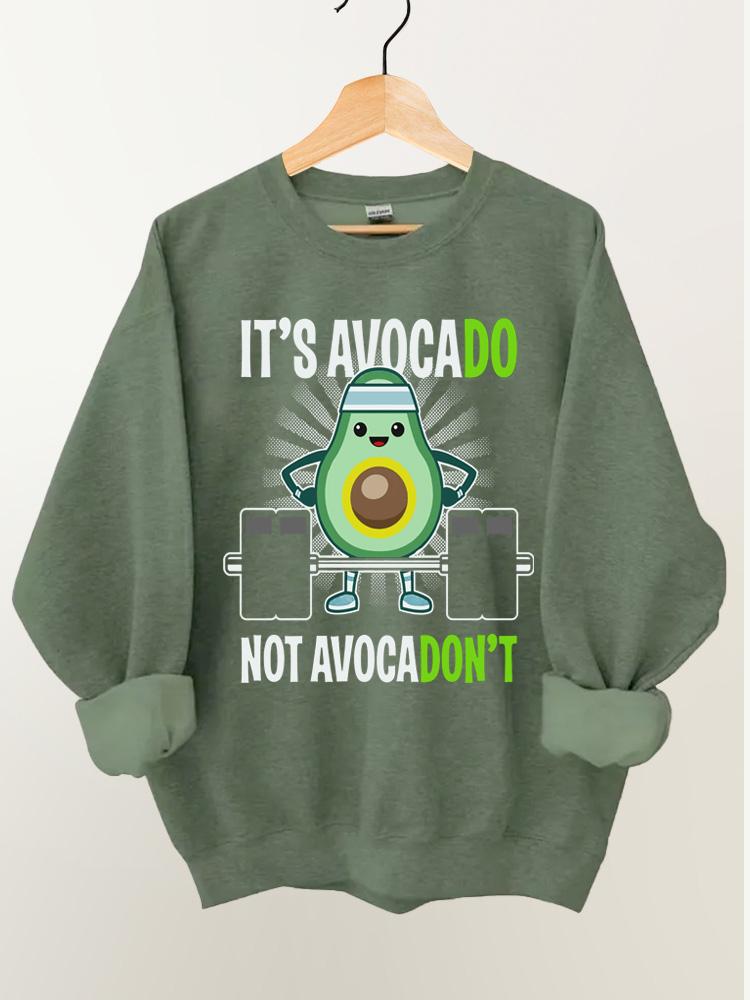 It's Avocado Vintage Gym Sweatshirt