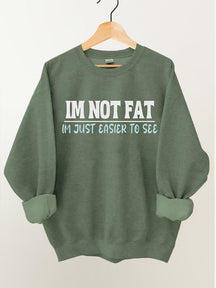 I'm Just Easier To See Vintage Gym Sweatshirt