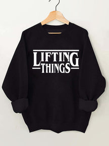 Lifting Things Vintage Gym Sweatshirt