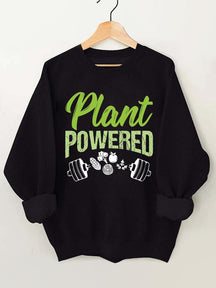 Plant Powered Vintage Gym Sweatshirt