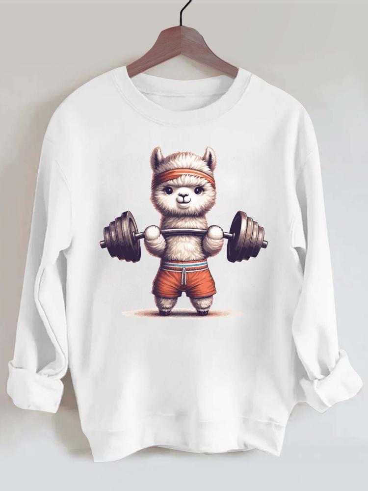 Lift Heavy Alpaca Gym Sweatshirt