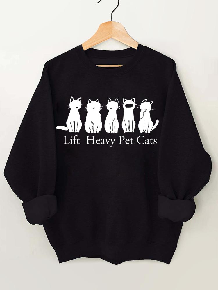 Lift Heavy Pet Cat Gym Sweatshirt