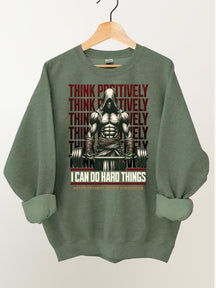 I Can Do Hard Things Gym Sweatshirt