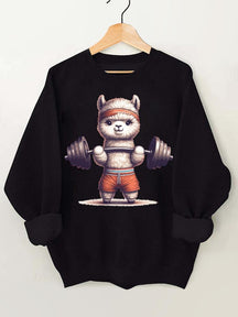 Lift Heavy Alpaca Gym Sweatshirt