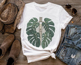 Skeleton Plant Body T-shirt